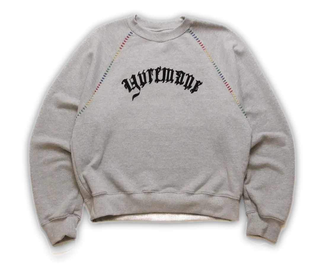 Yuremane Defect Flock Crewneck Yuremane Defect Flock Crewneck