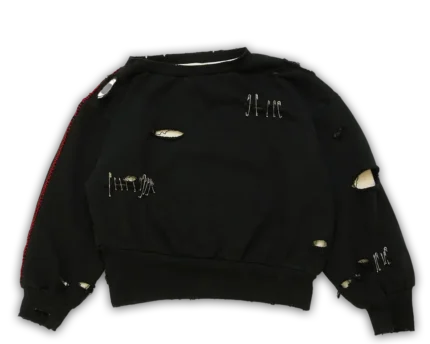 Yuremane Defect Quilt Crewneck